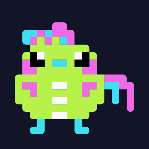 よくりゅうひよのドット絵アイコン