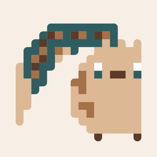 Benpatsu Hiyotake, a pixel-art icon