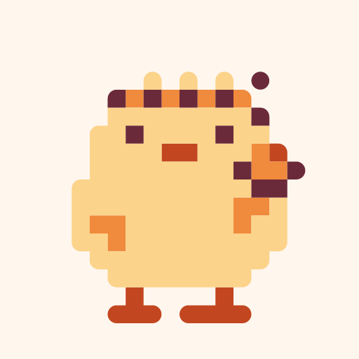 たこやきやたいひよのドット絵アイコン