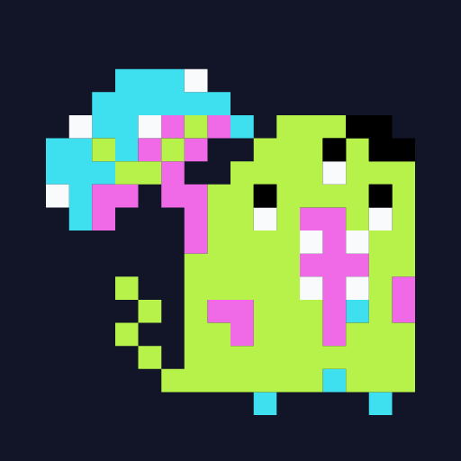 エイリアンひよたけのドット絵アイコン